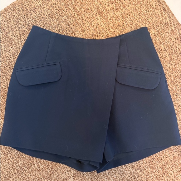 Anthropologie Maeve Black Tailored Skort in Black - Picture 5 of 6